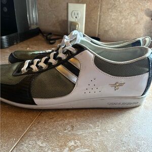 Creative Recreation Men's green and White Sneakers gym shoes